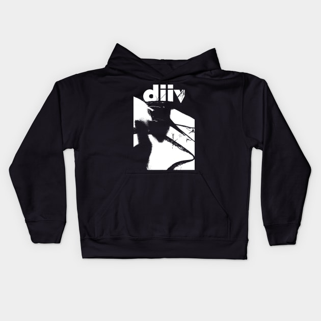 DIIV ≥≤ Original Glitch Style Fan Artwork Kids Hoodie by unknown_pleasures